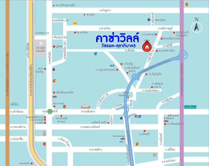 บ้านมือสองตกแต่งใหม่ ม.คาซ่าวิลล์ วัชรพล-สุขาภิบาล 5 แบรนด์ Q.House เนื้อที่ 50.6 ตร.ว. ฟังก์ชัน 3 ห้องนอน 3 ห้องน้ำ 1 ห้องอเนกประสงค์กว้างขวาง จอดรถได้ 2 คัน Facilities ครบครัน บนทำเลเชื่อมต่อหลายเส้นทาง ถ.รามอินทรา ถ.สายไหม และถ.พหลโยธิน ใกล้สนามบินดอนเมือง ทางด่วน "รามอินทรา" และรถไฟฟ้าสายสีเขียว "สถานีคูคต"